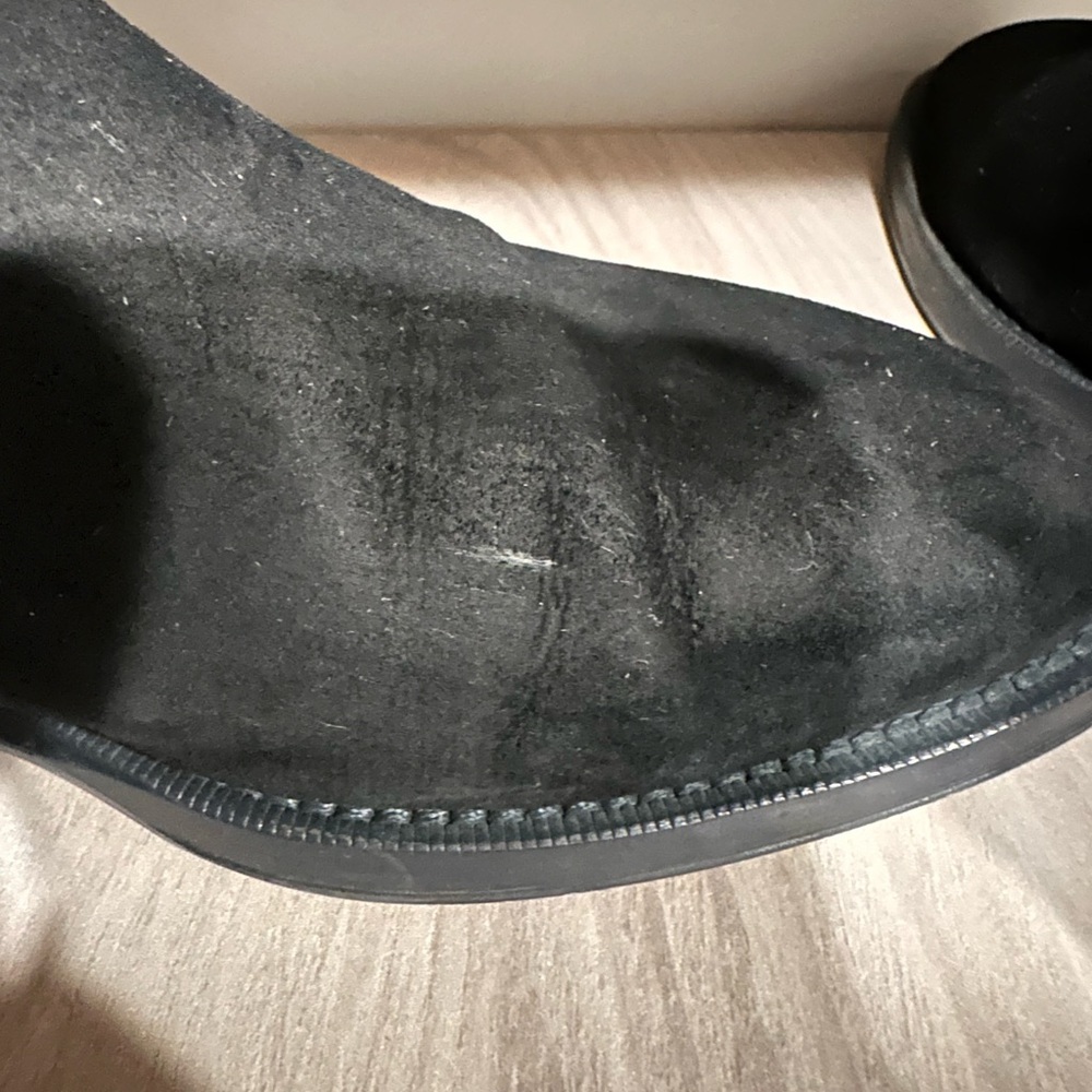 Stuart Weitzman Suede Chelsea Boots - Picture 7 of 11